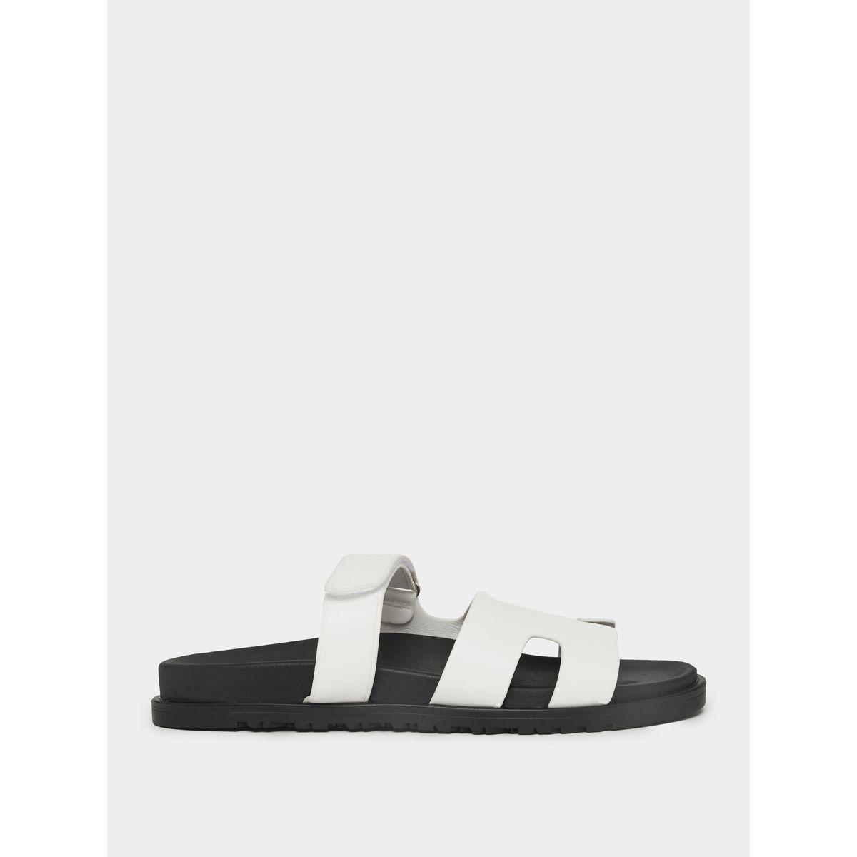 Styli Cut-Out Pattern Strap Comfort Sandals-men-shoes-sandals-image-2