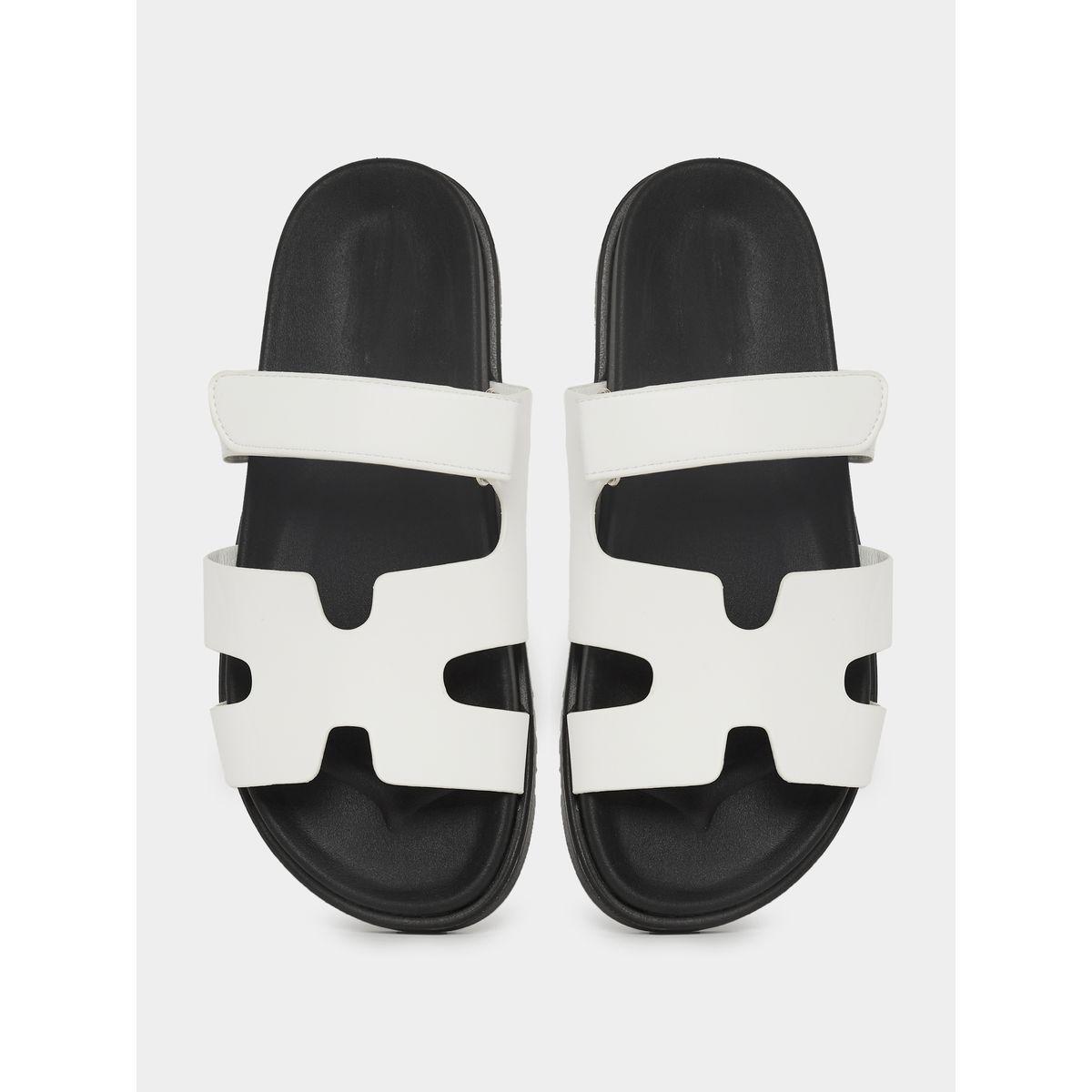 Styli Cut-Out Pattern Strap Comfort Sandals-men-shoes-sandals-image-5