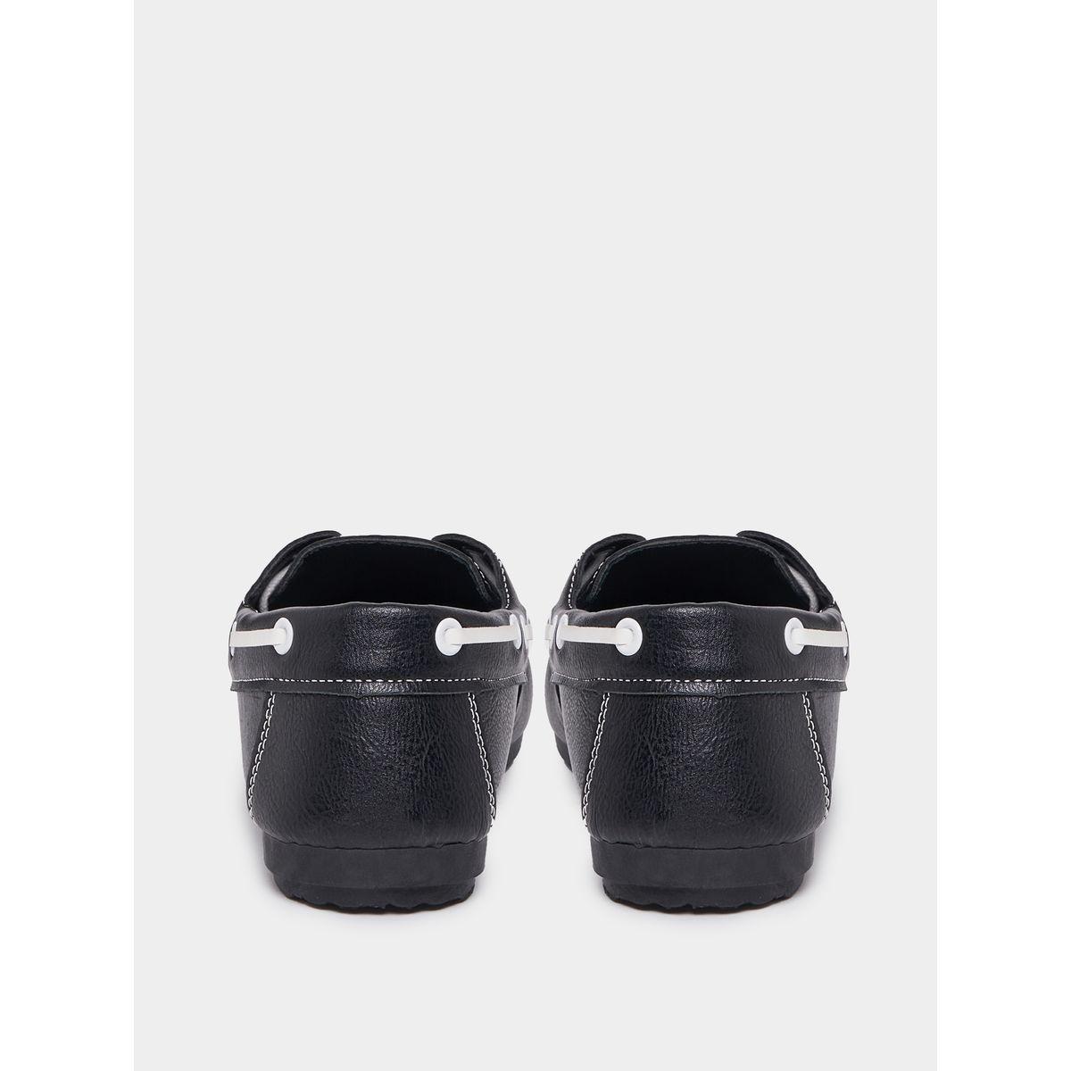 Styli Lace Detail Slip On Loafers-men-shoes-formalshoes-image-3