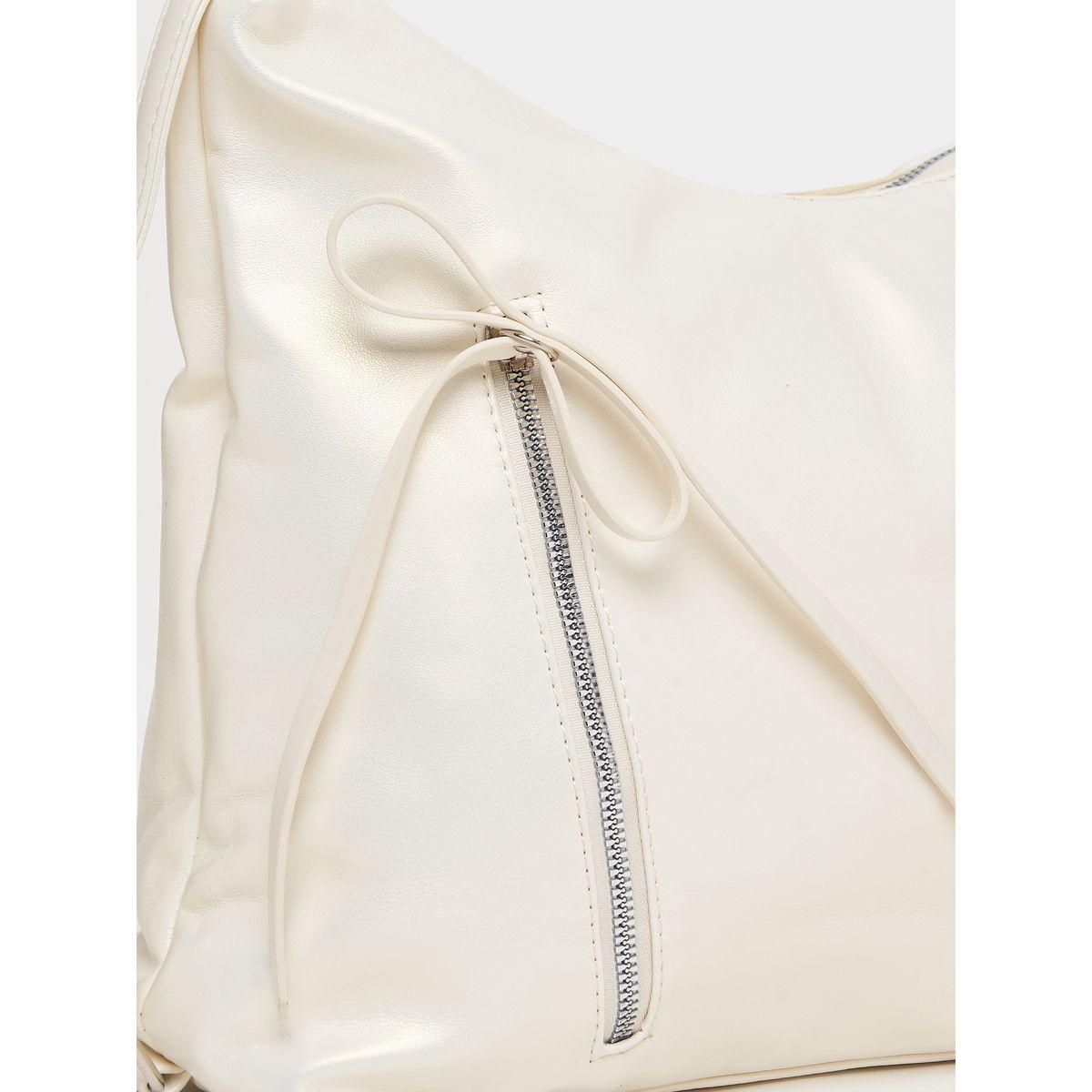 Styli Ribbon Zip Accent Twist Shoulder Bag-women-bagsandwallets-handbags-image-3