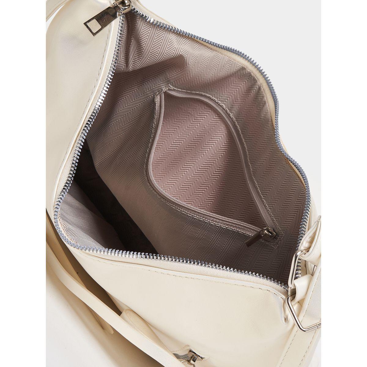 Styli Ribbon Zip Accent Twist Shoulder Bag-women-bagsandwallets-handbags-image-4