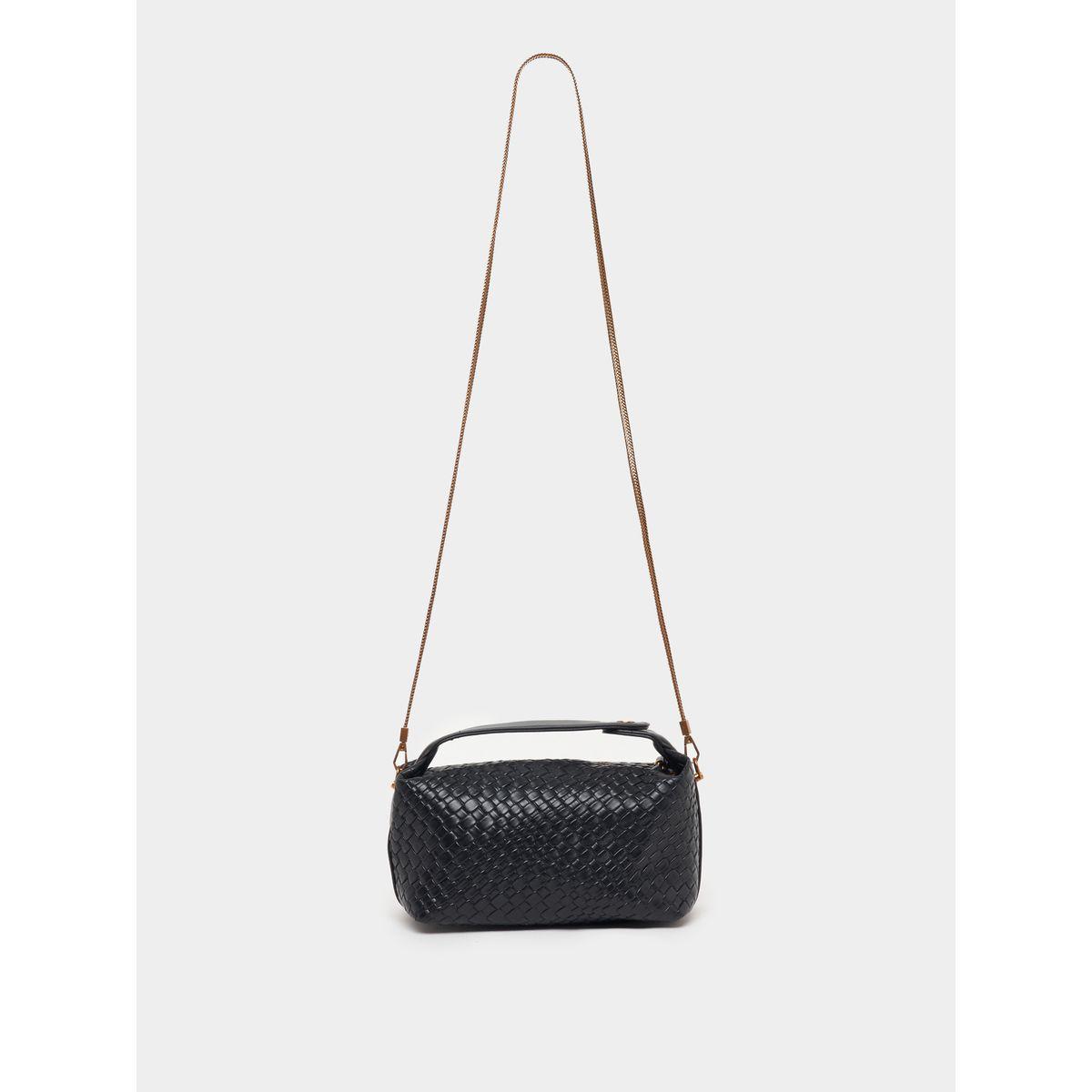 Styli Pebble Textured Handbag with Braided Strap-women-bagsandwallets-handbags-image-1