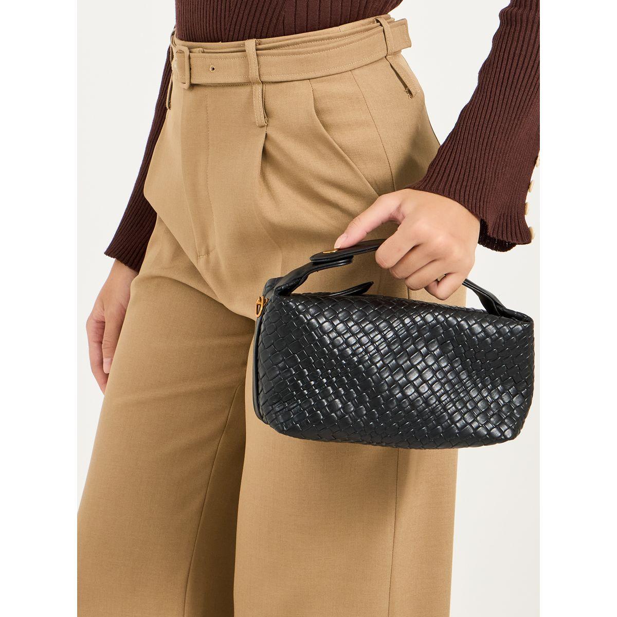 Styli Pebble Textured Handbag with Braided Strap-women-bagsandwallets-handbags-image-3