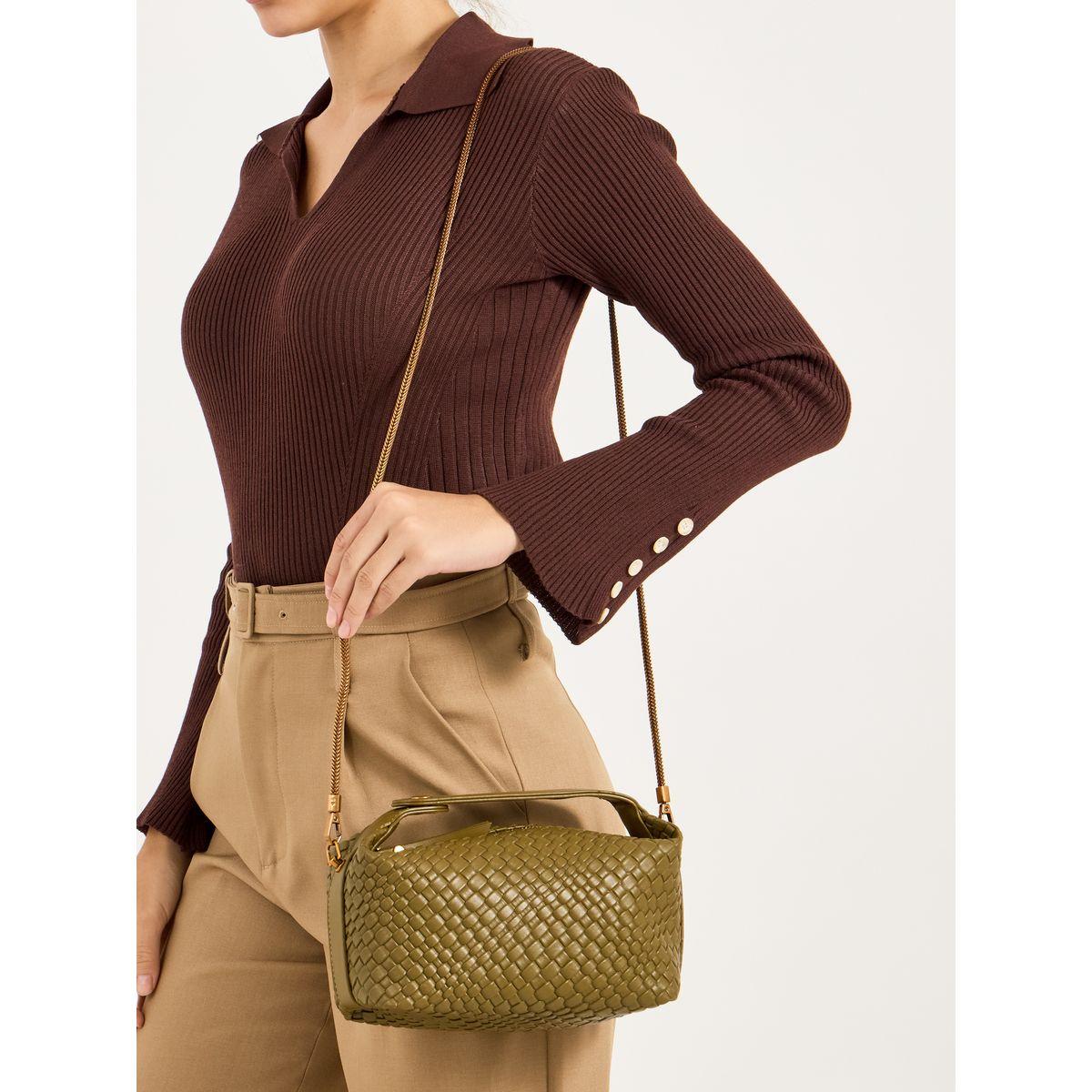 Styli Pebble Textured Handbag with Braided Strap-women-bagsandwallets-handbags-image-2