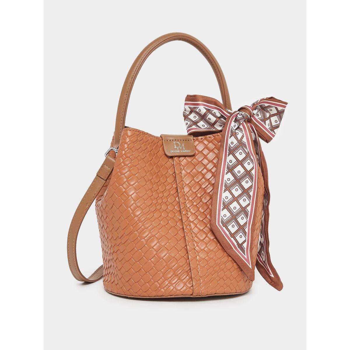 Styli Pebble Textured Bucket Bag-women-bagsandwallets-handbags-image-1