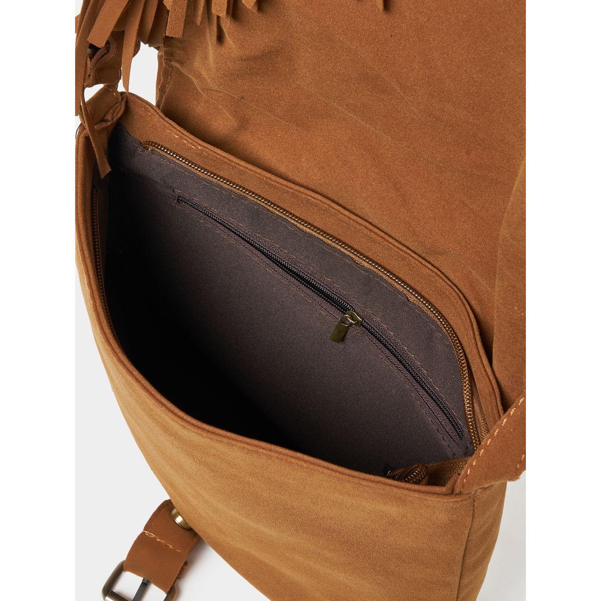 Styli Suede Look Fringe Crossbody Bag-women-bagsandwallets-handbags-image-4