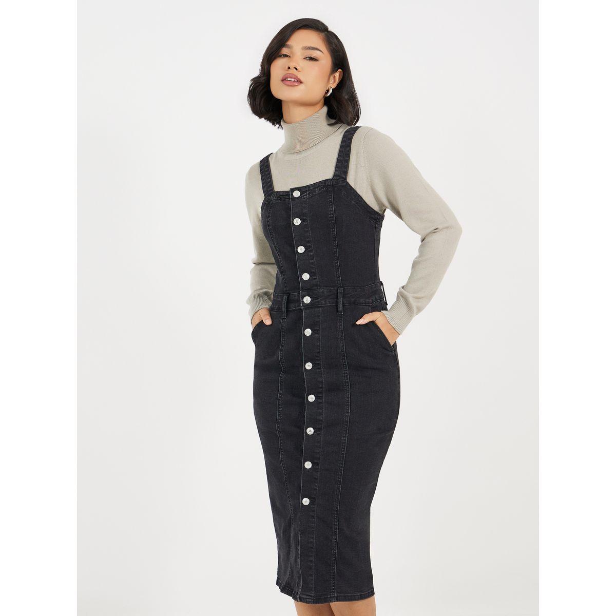 فستان ميدي دنيم ضيق بحمالات-women-clothing-dresses-image-5