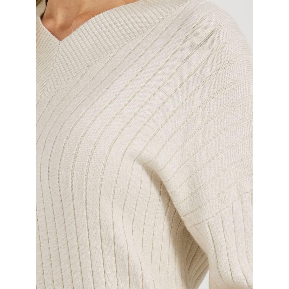 Styli Ribbed Knit V Neck Sweater Midi Dress-women-clothing-dresses-image-3