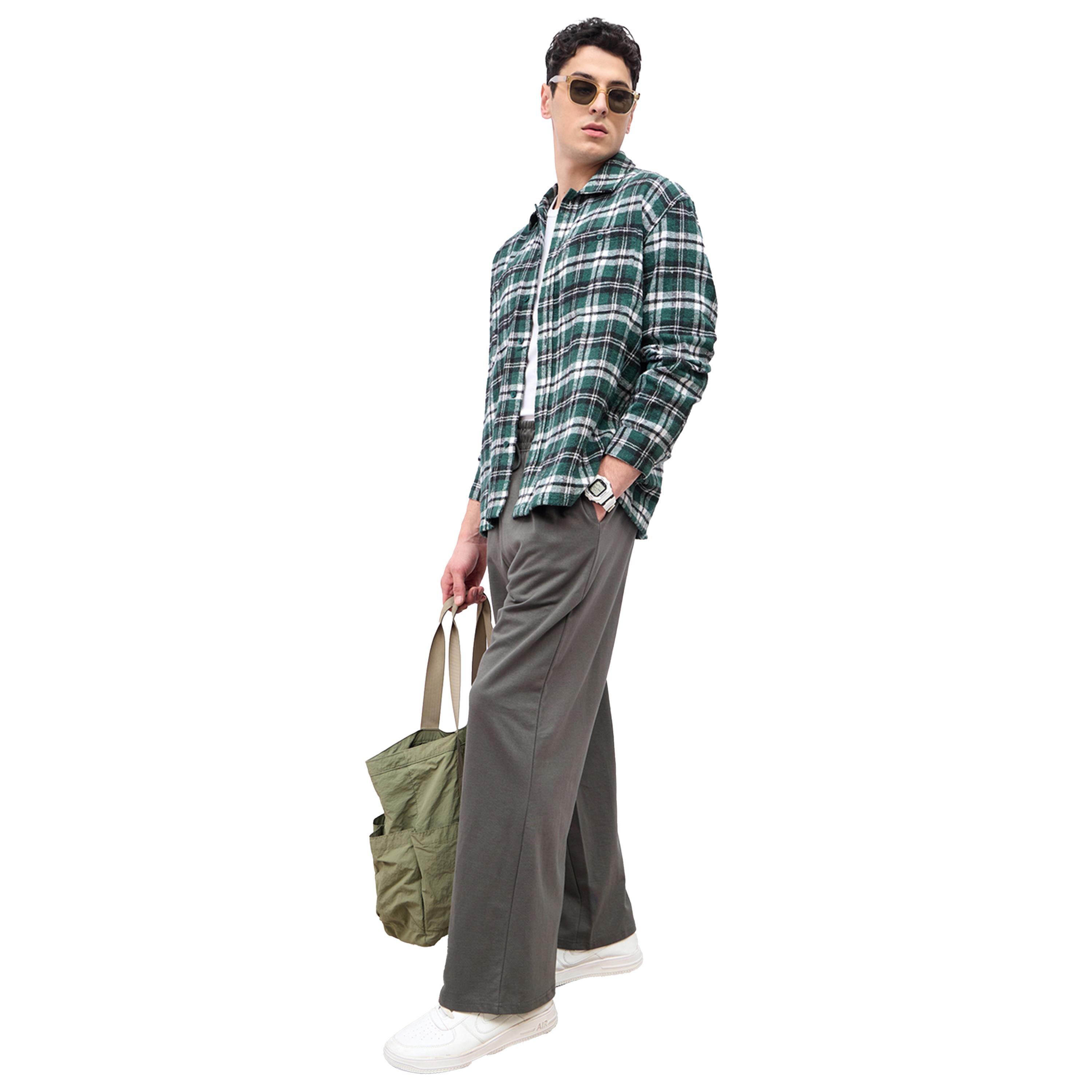 Styli Checked long Sleeve Flannel Shirt-men-clothing-shirts-image-1