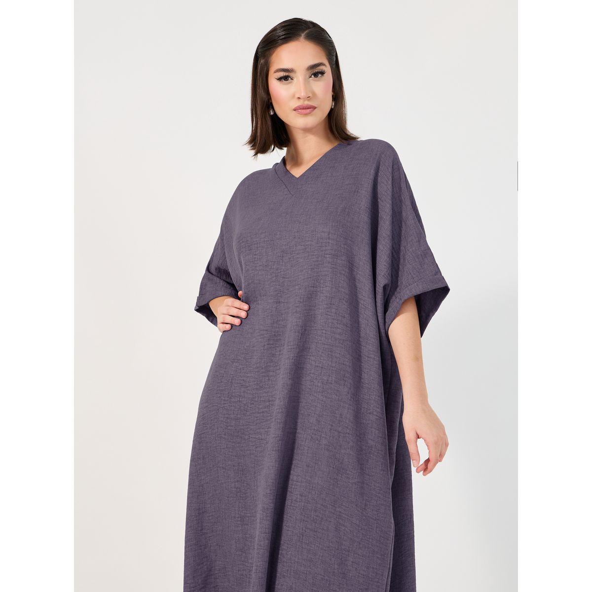 جلابية ميلانج بقصة سائبة-women-arabicclothing-jalabiyas-image-5