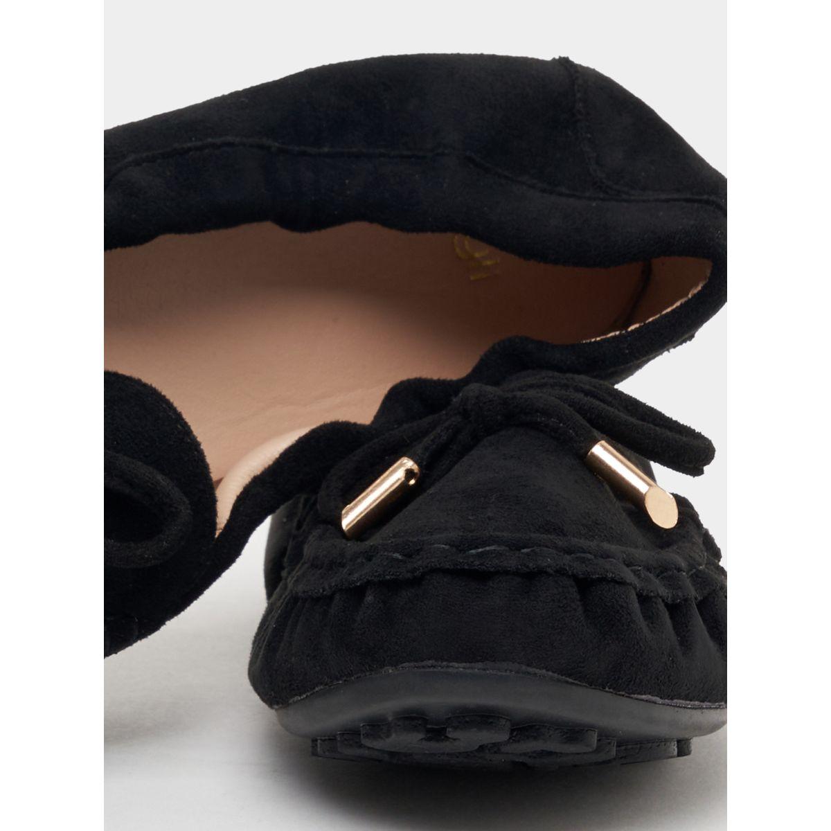 Styli Bow Design Loafers-women-shoes-flats-loafers-image-4