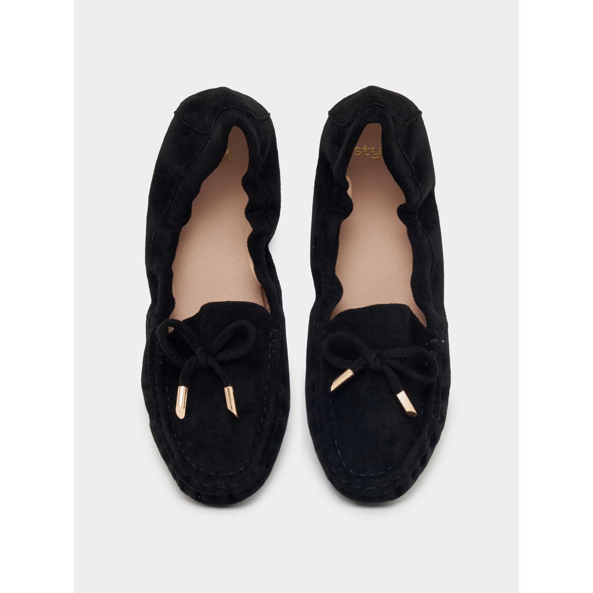 Styli Bow Design Loafers-women-shoes-flats-loafers-image-6