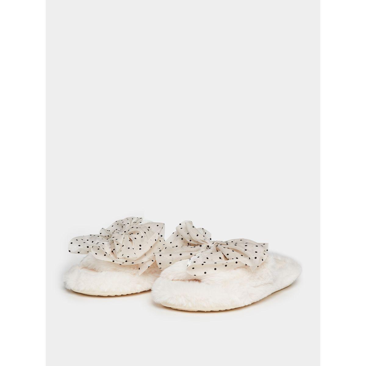 شبشب غرفة نوم مزين بربطة فيونكة-women-shoes-bedroomslippers-image-3