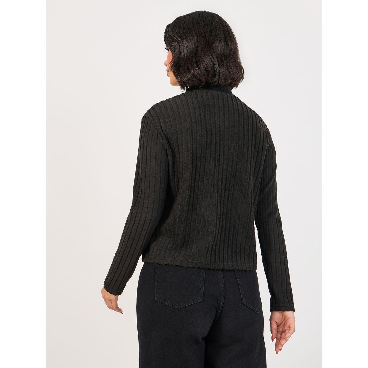 Styli Tie-Up Neck Ribbed Knit Top-women-clothing-shirtsandblouses-blouses-image-4