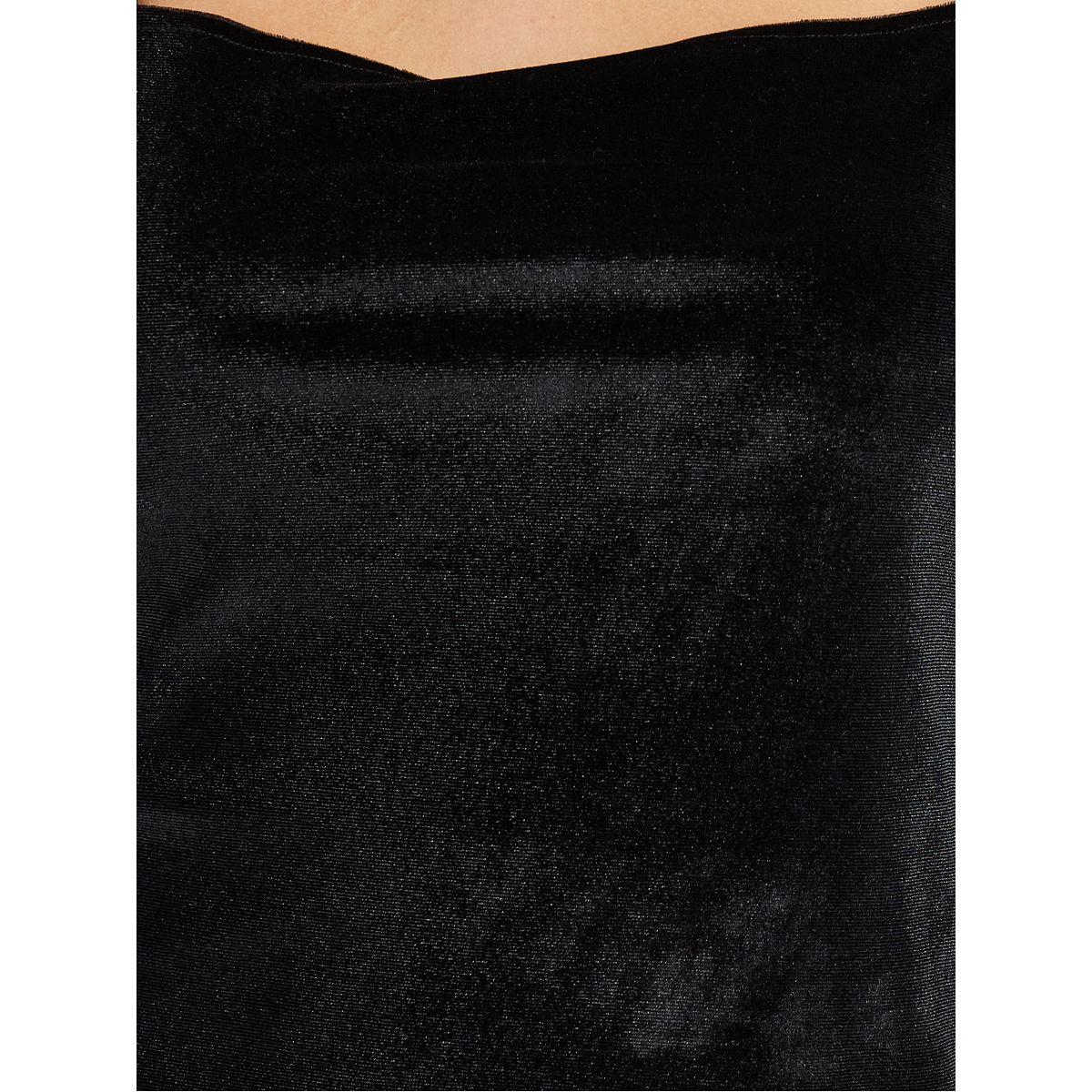Styli Square Neck Velvet Knit Top with Puff Sleeves-women-clothing-shirtsandblouses-blouses-image-4