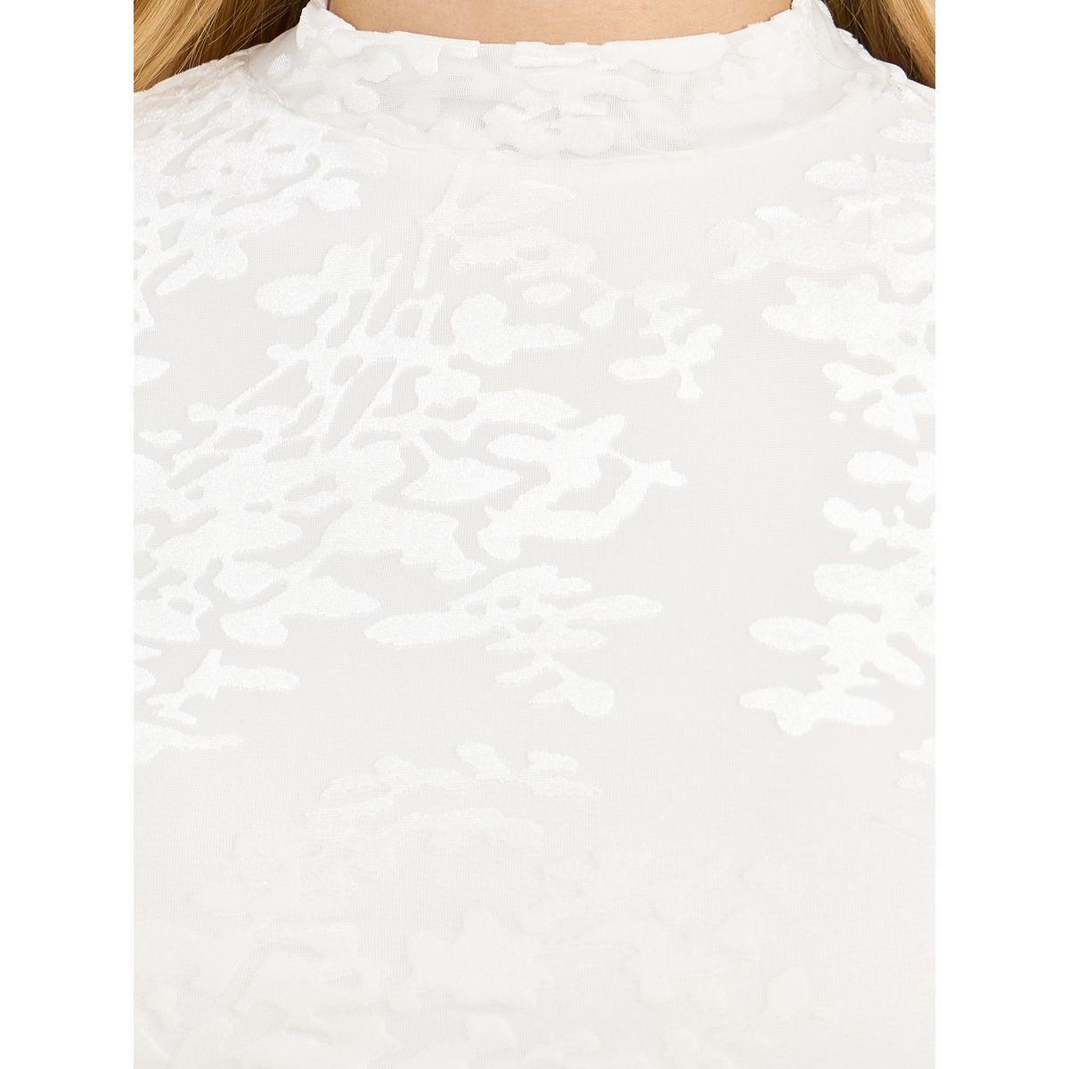 Styli Floral Pattern Burnout High Neck Top-women-clothing-shirtsandblouses-blouses-image-5