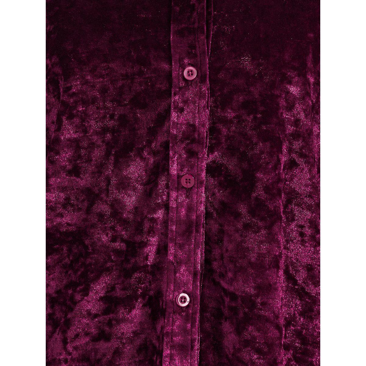 Styli Velvet Look Oversized Longline Shirt-women-clothing-shirtsandblouses-shirts-image-4