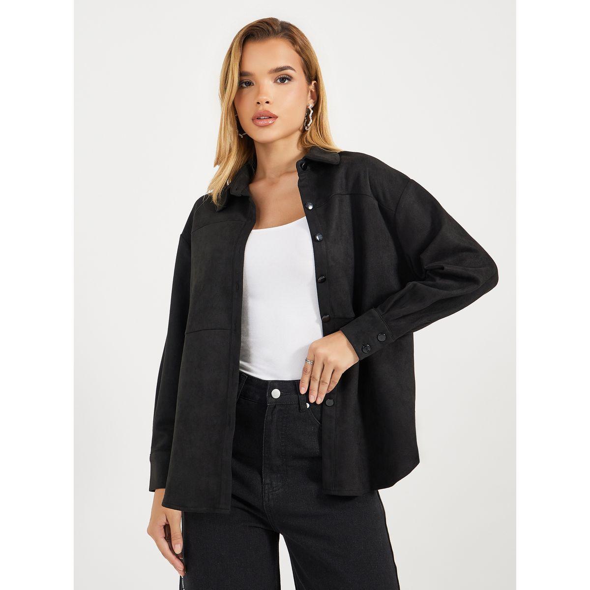 بلوزة بقصة مريحة وحزام خصر-women-clothing-shirtsandblouses-shirts-image-2