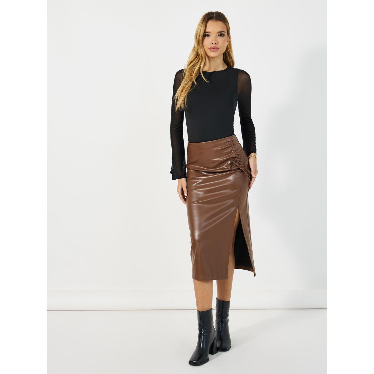 بودي سوت بتفاصيل شبكية وأكمام بنمط جرس-women-clothing-tshirts-image-4