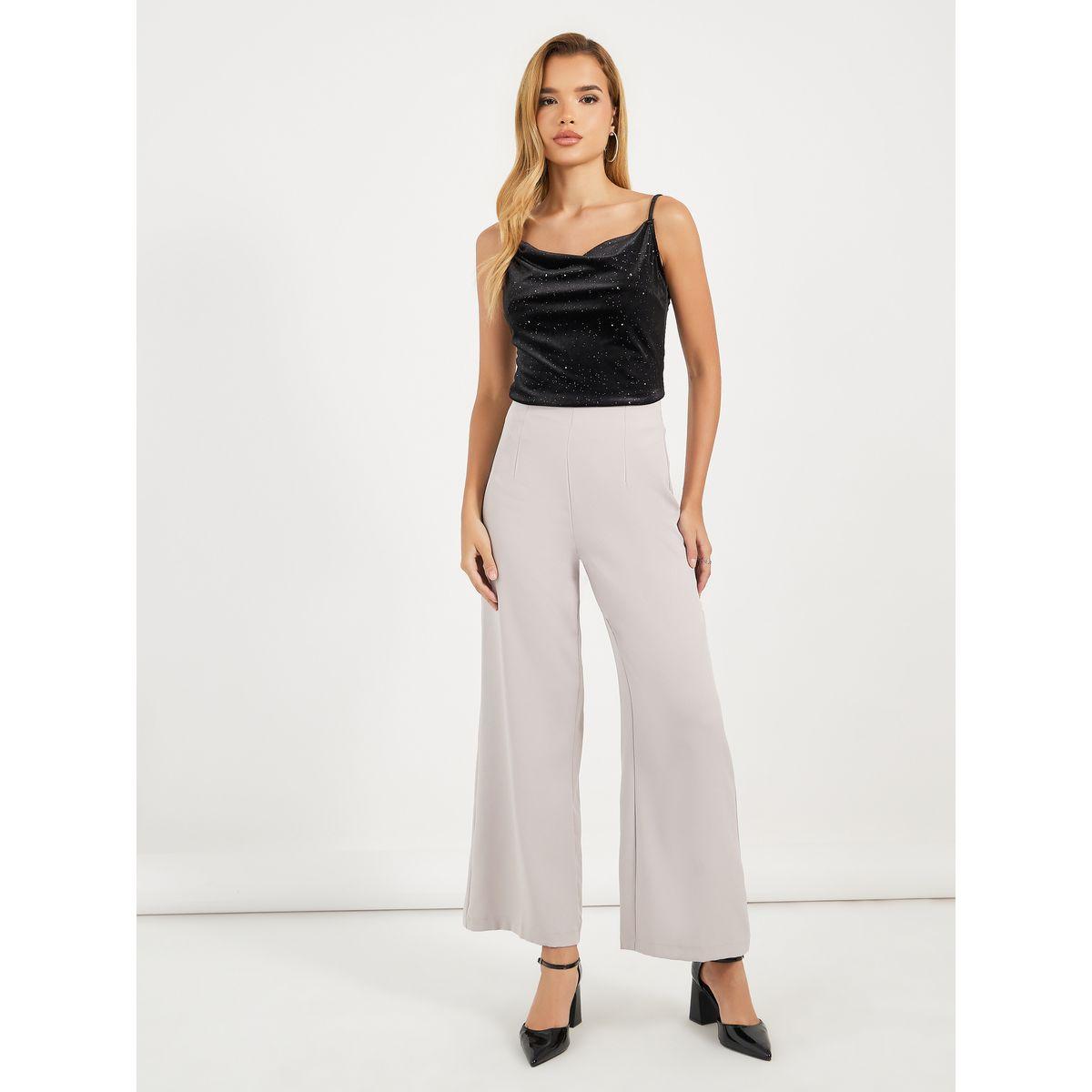 Styli Shimmer Velvet Look Cami-women-clothing-tshirts-image-3