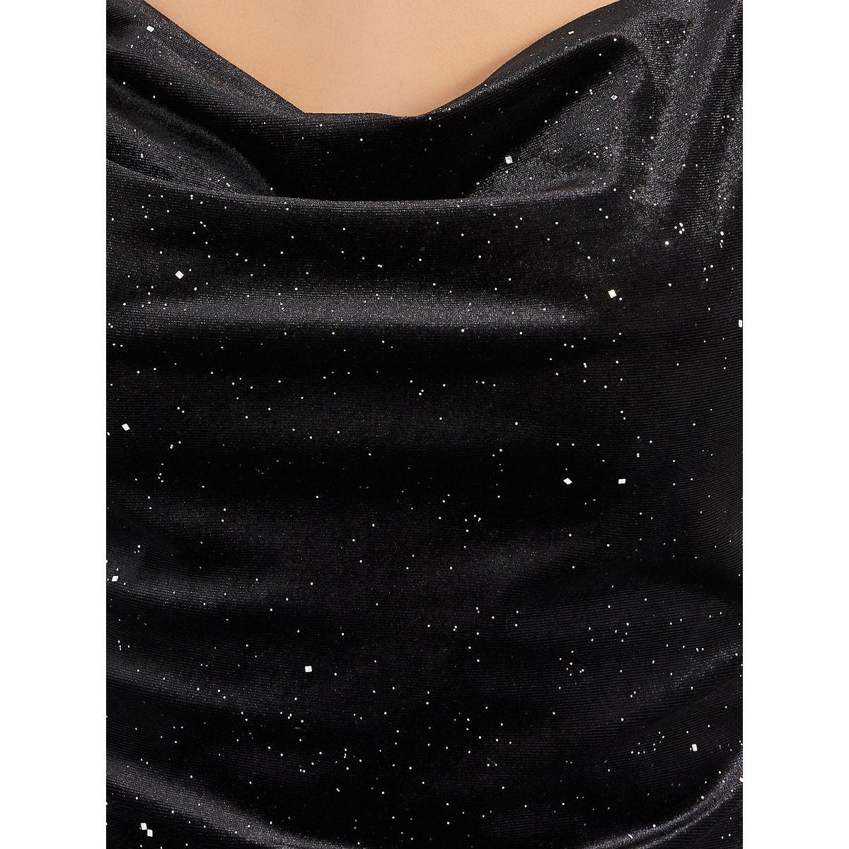Styli Shimmer Velvet Look Cami-women-clothing-tshirts-image-4