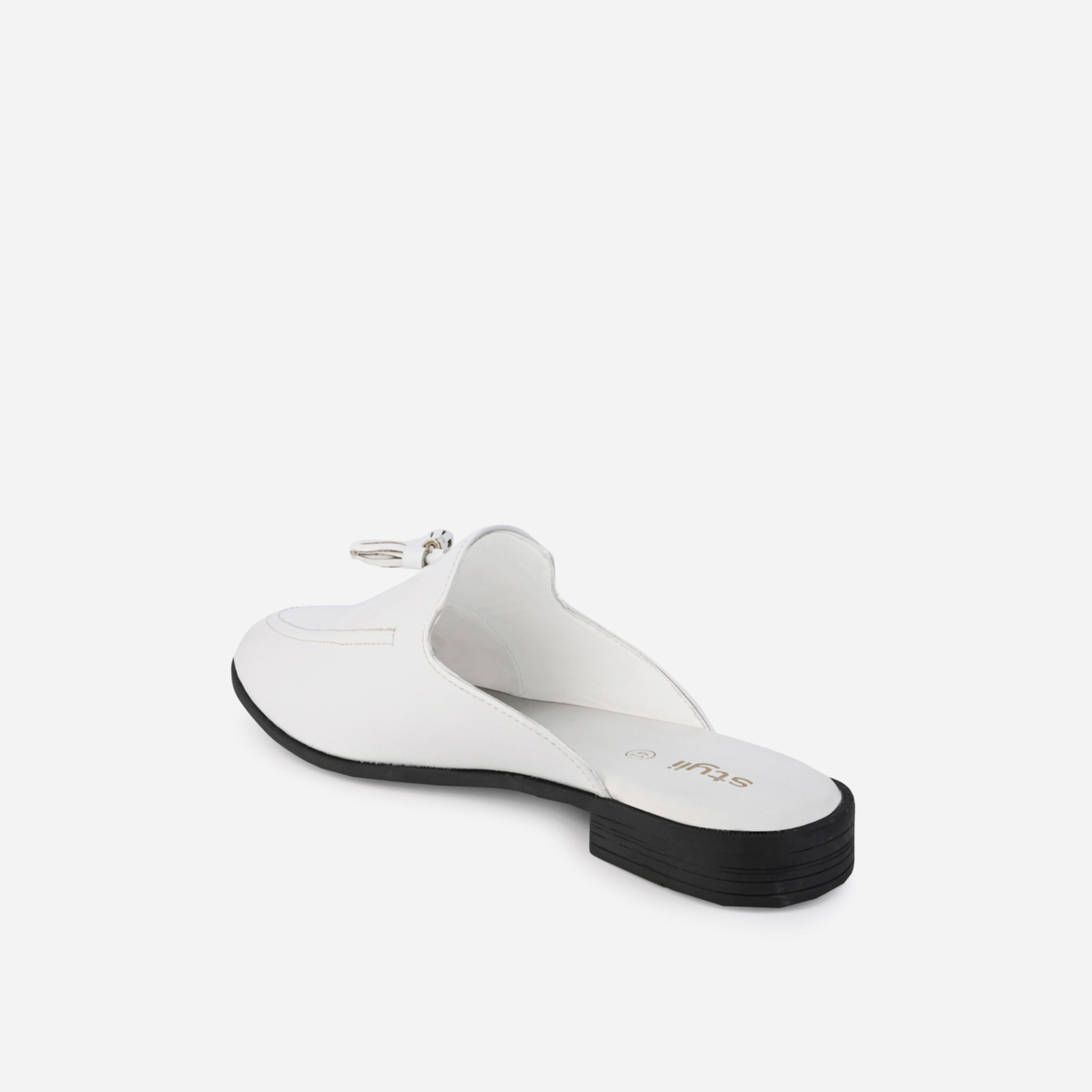 Styli Tassel Accent Slip On Open Heel Mules-men-shoes-loafersandmoccasins-image-4