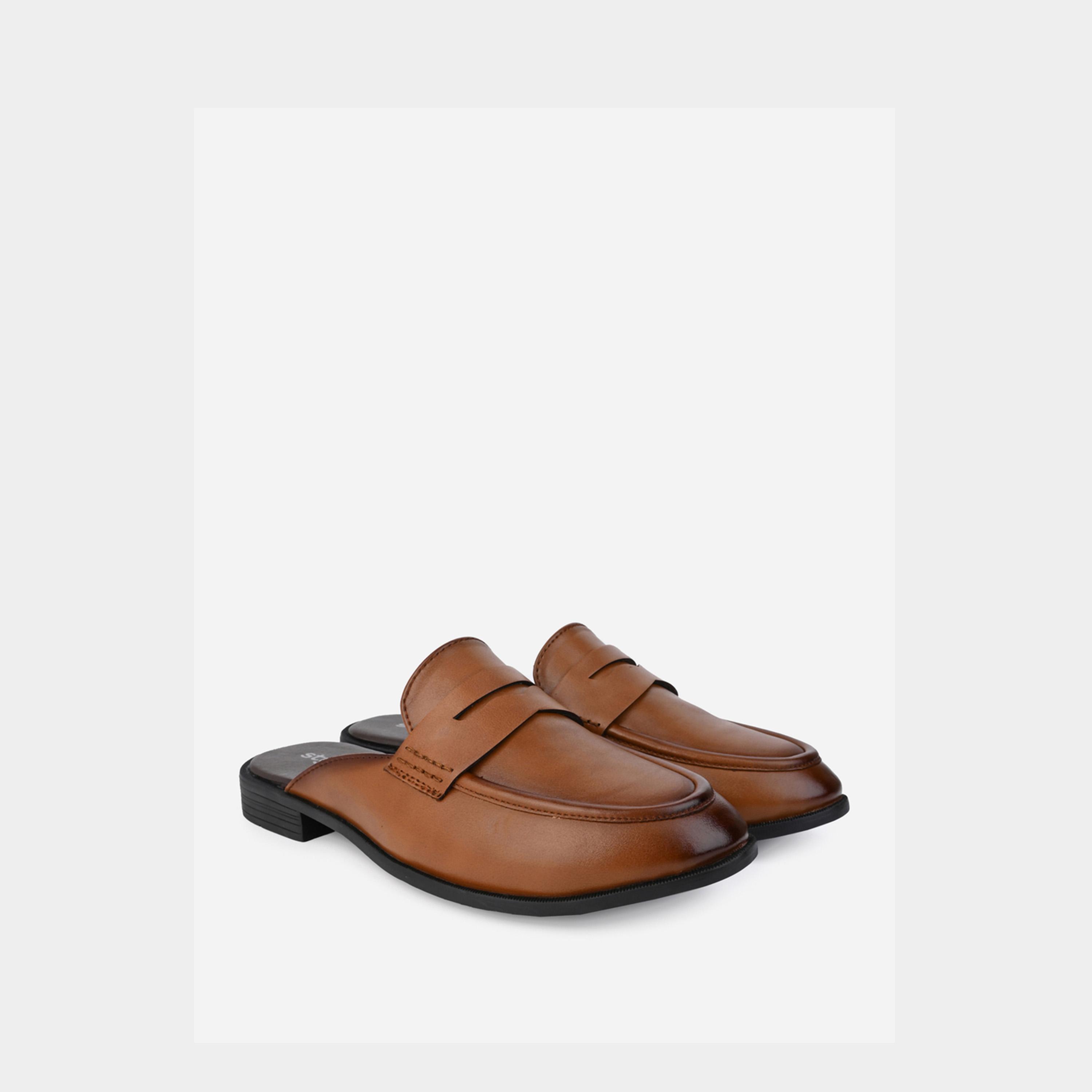 Styli Classic Slip On Open Heel Mules-men-shoes-loafersandmoccasins-image-2