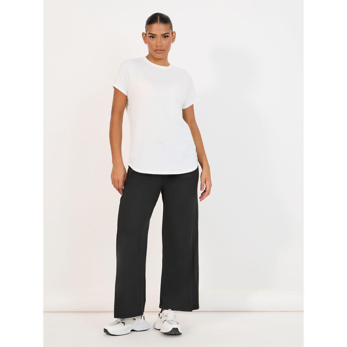 Styli Active Pack of 2 Solid Curved Hem Active Tops-women-clothing-sportswearandactivewear-tshirtsandvests-image-3