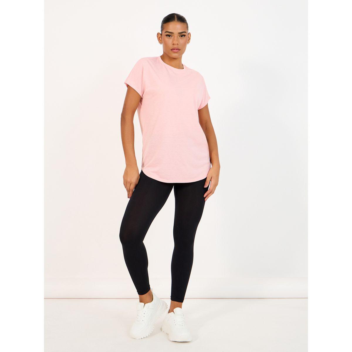 Styli Active Pack of 2 Solid Curved Hem Active Tops-women-clothing-sportswearandactivewear-tshirtsandvests-image-3