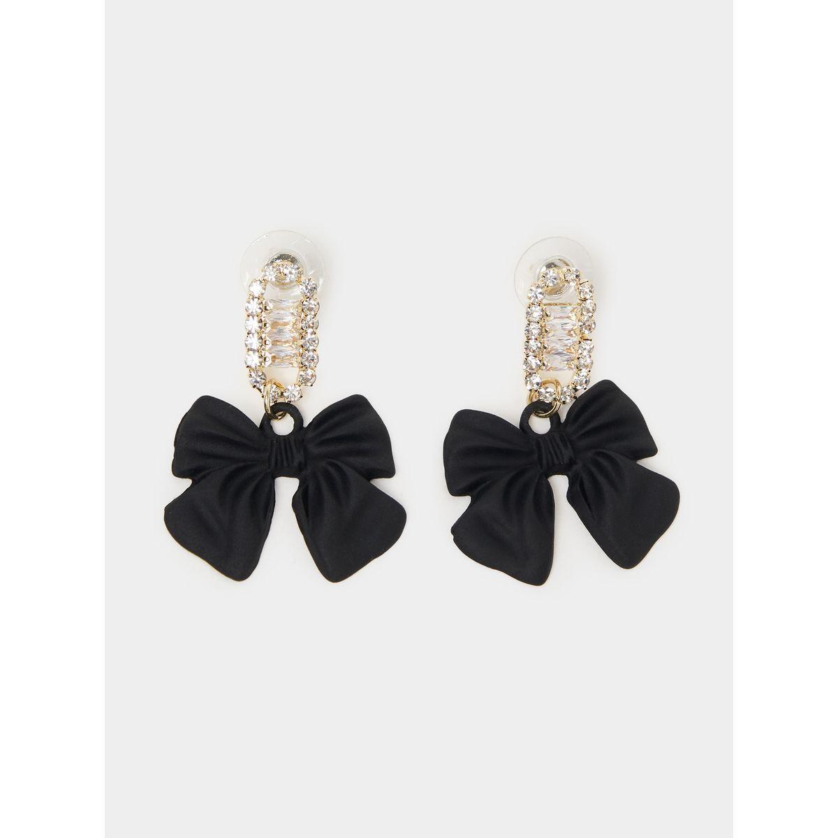 Styli Stud Bow Earrings-women-watchesandjewellery-jewellery-earrings-image-1