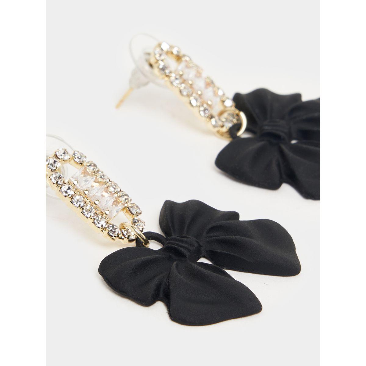 Styli Stud Bow Earrings-women-watchesandjewellery-jewellery-earrings-image-3