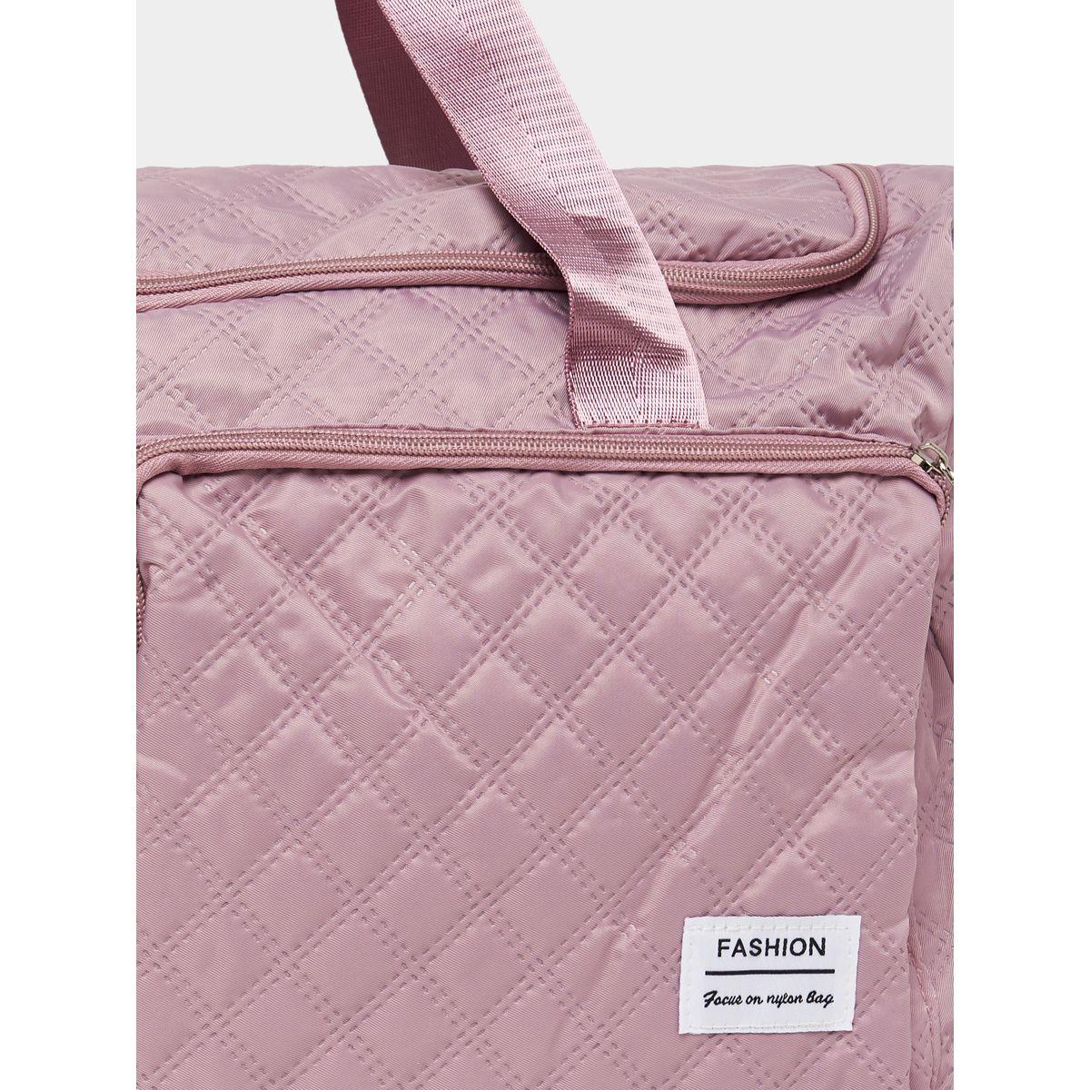 Styli Textured Gym Bag with Front Pocket-women-bagsandwallets-handbags-image-5