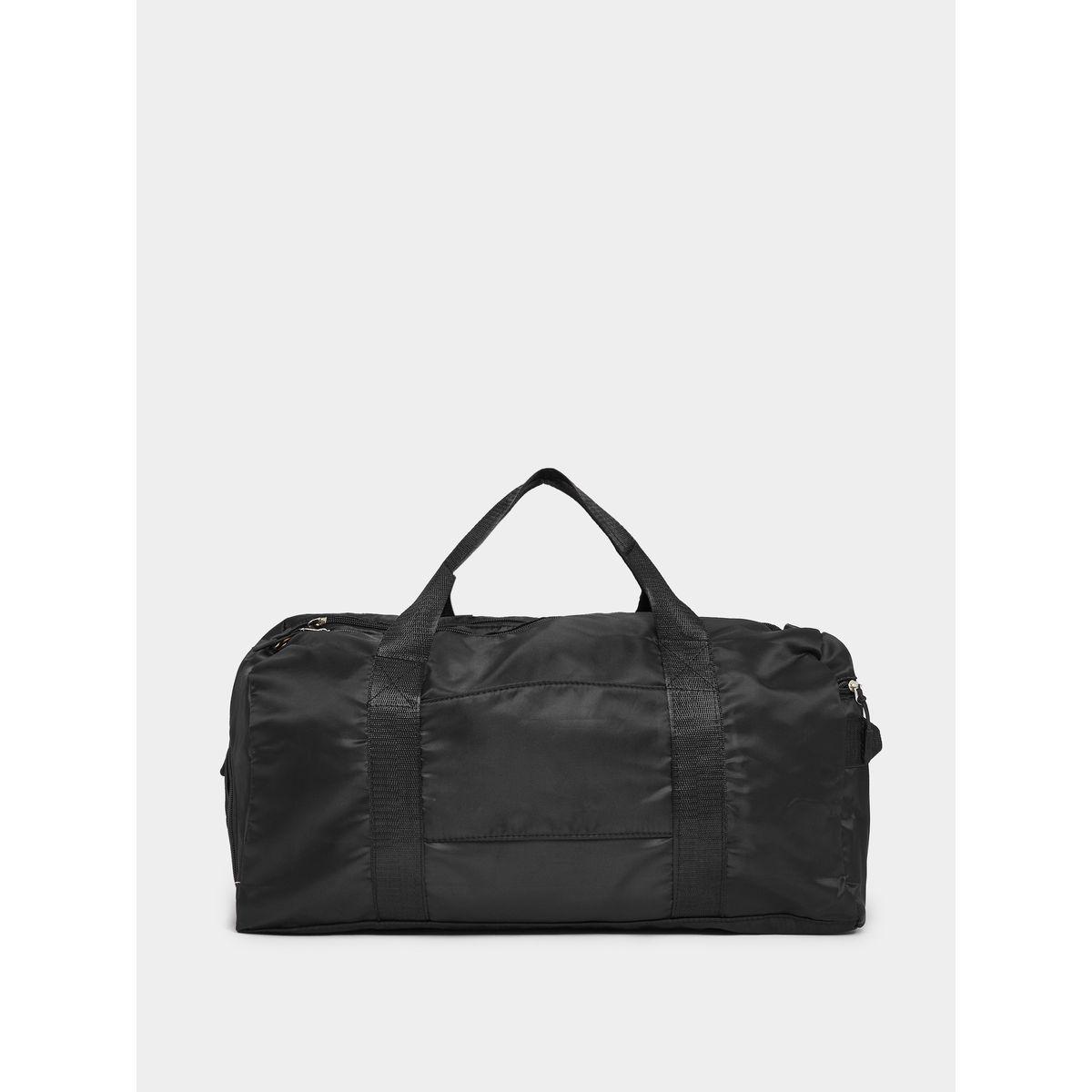 Styli Plain Gym Bag with Zip Pocket-women-bagsandwallets-handbags-image-4