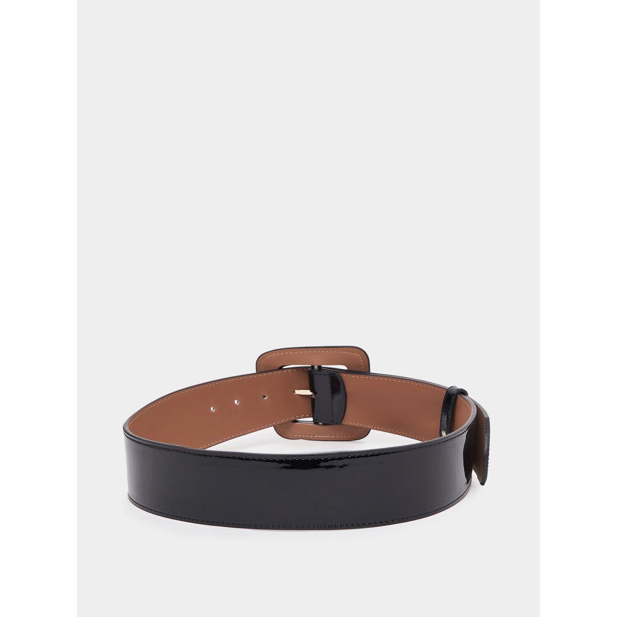 حزام خصر لامع بمشبك غلق مربع-women-clothingaccessories-belts-image-3