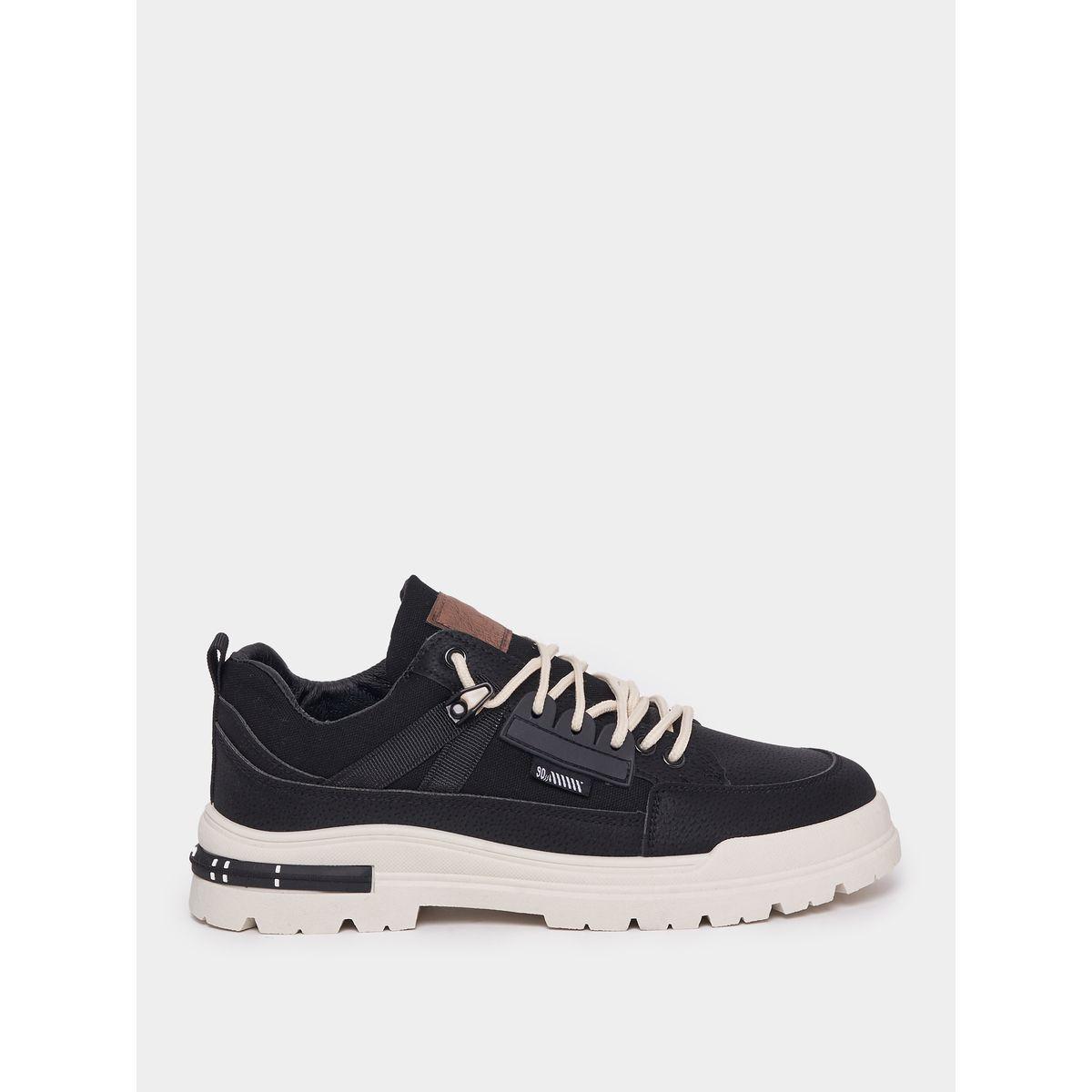 Styli Lace Up Platform Sole Boat Shoes-men-shoes-sneakers-image-1