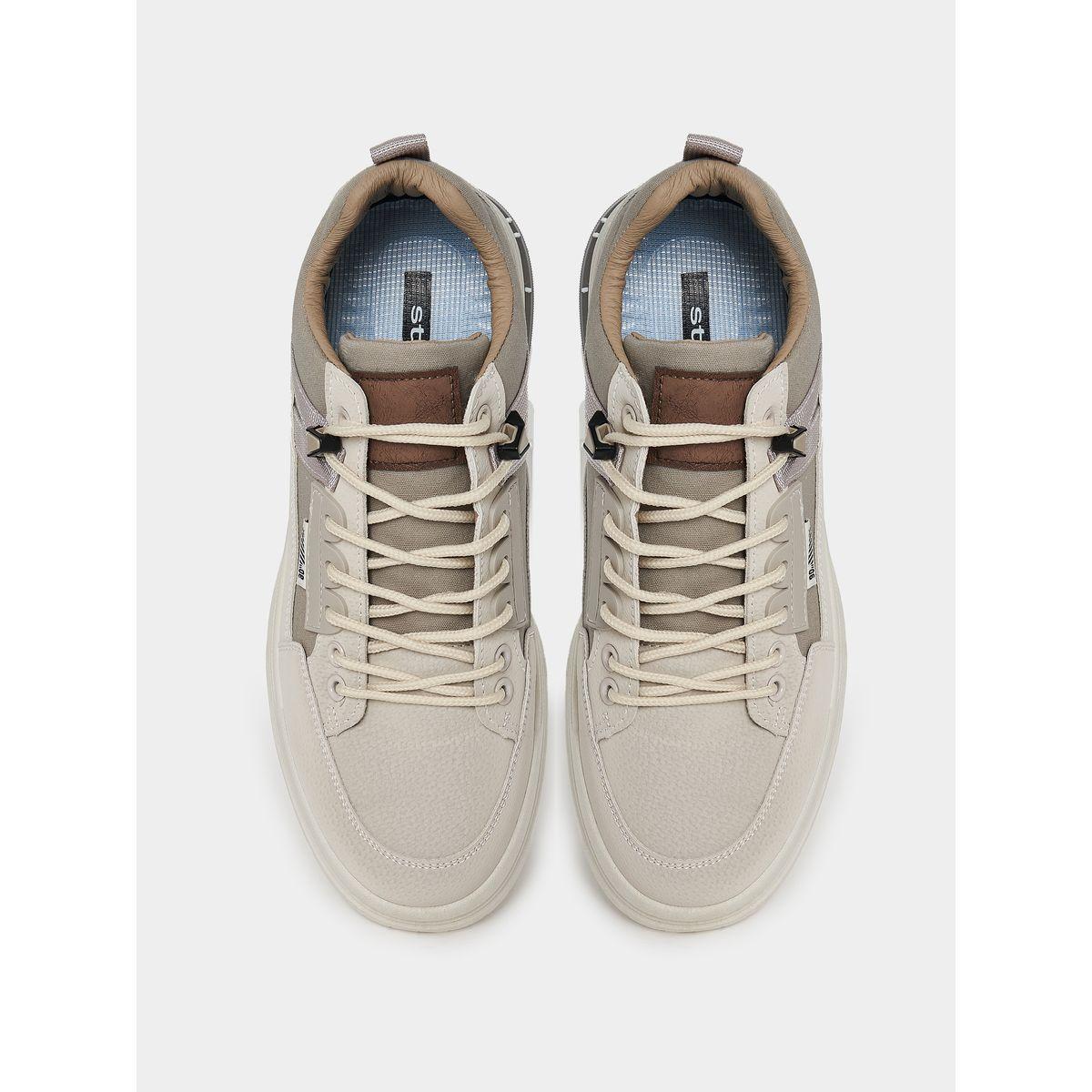 حذاء بنعل بلاتفورم مع رباط غلق-men-shoes-sneakers-image-5