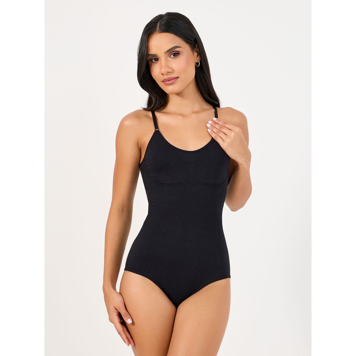 Styli Strappy Full Body Shaper with Hook & Eye Closure-women-clothing-lingerie-shapewear-image-1