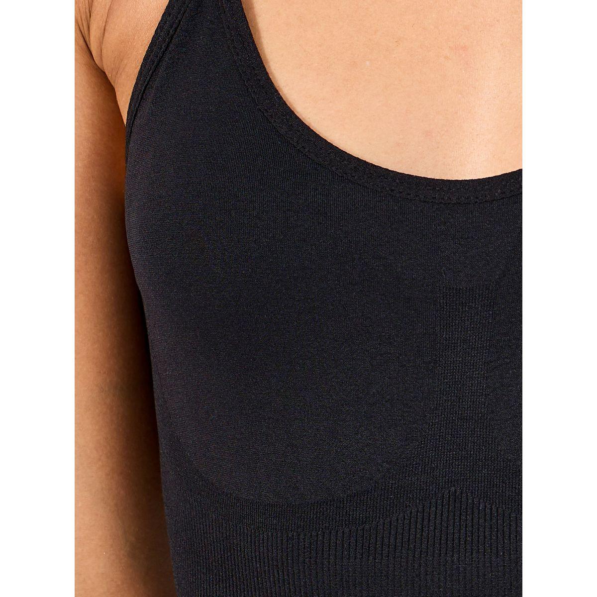 مشد الجسم بحمالات كتف مع قفل بعين وخطاف-women-clothing-lingerie-shapewear-image-2