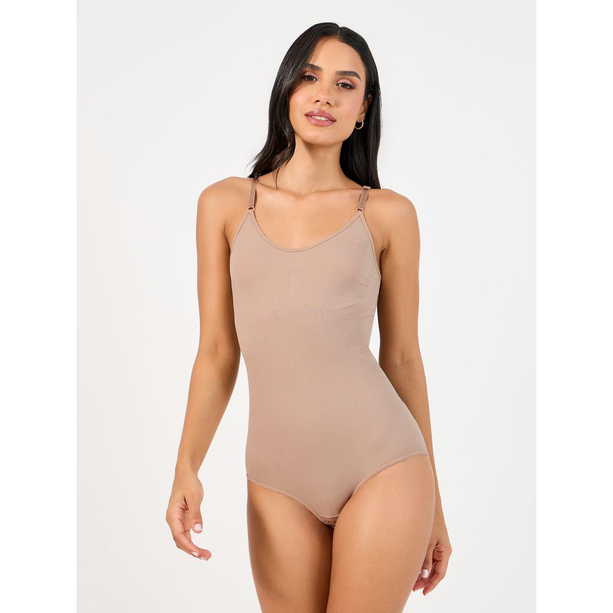 Styli Strappy Full Body Shaper with Hook & Eye Closure-women-clothing-lingerie-shapewear-image-1