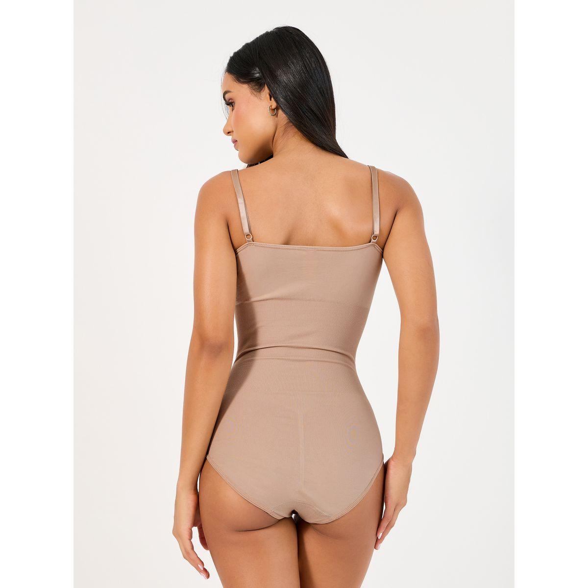 Styli Strappy Full Body Shaper with Hook & Eye Closure-women-clothing-lingerie-shapewear-image-3