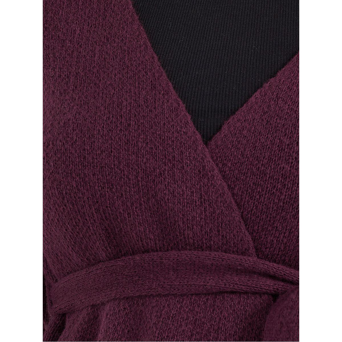 Styli Wrap Over Knit Top with Tie Belt-women-clothing-shirtsandblouses-blouses-image-3
