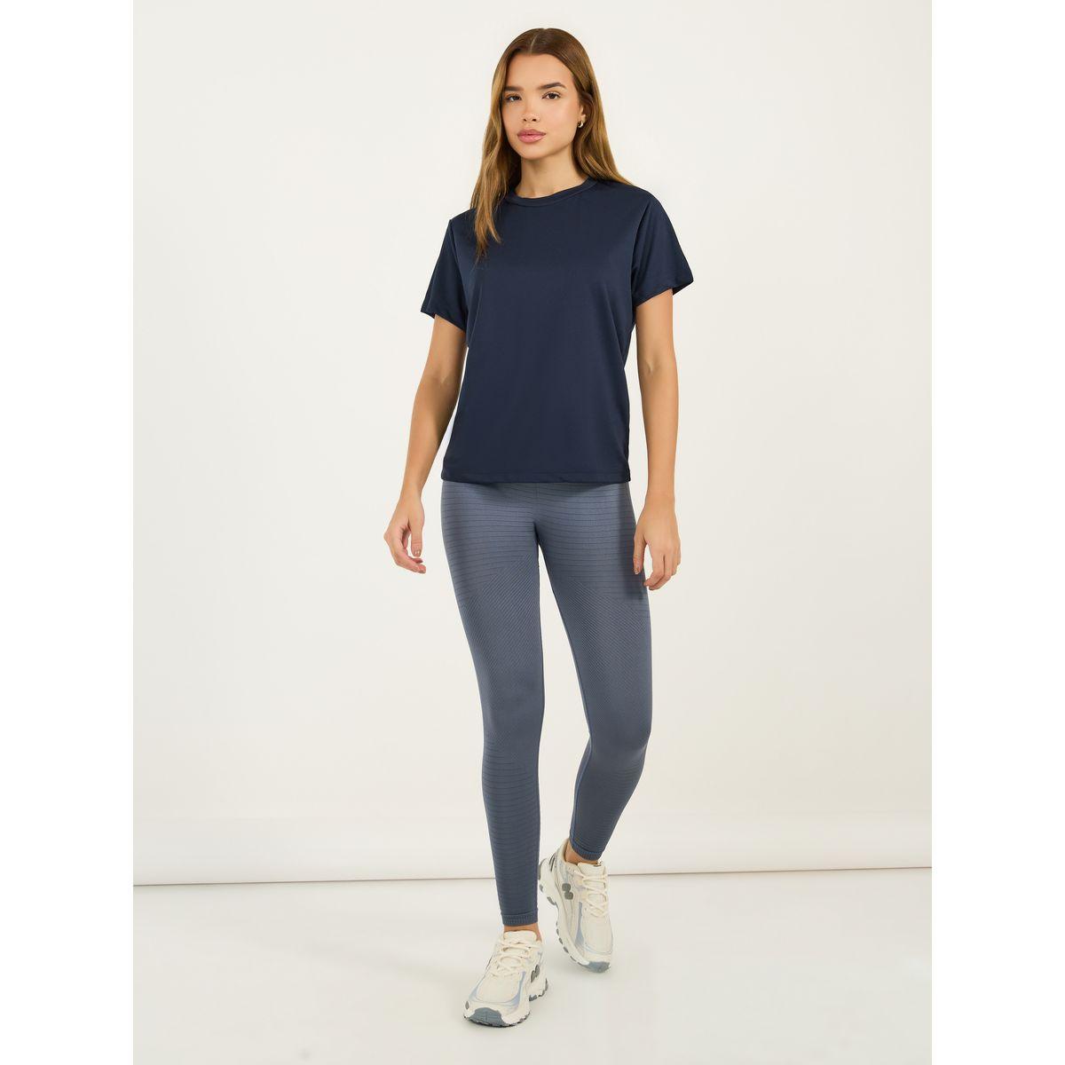 مجموعة من 2 بلوزة سادة بأكمام قصيرة-women-clothing-sportswearandactivewear-tshirtsandvests-image-5