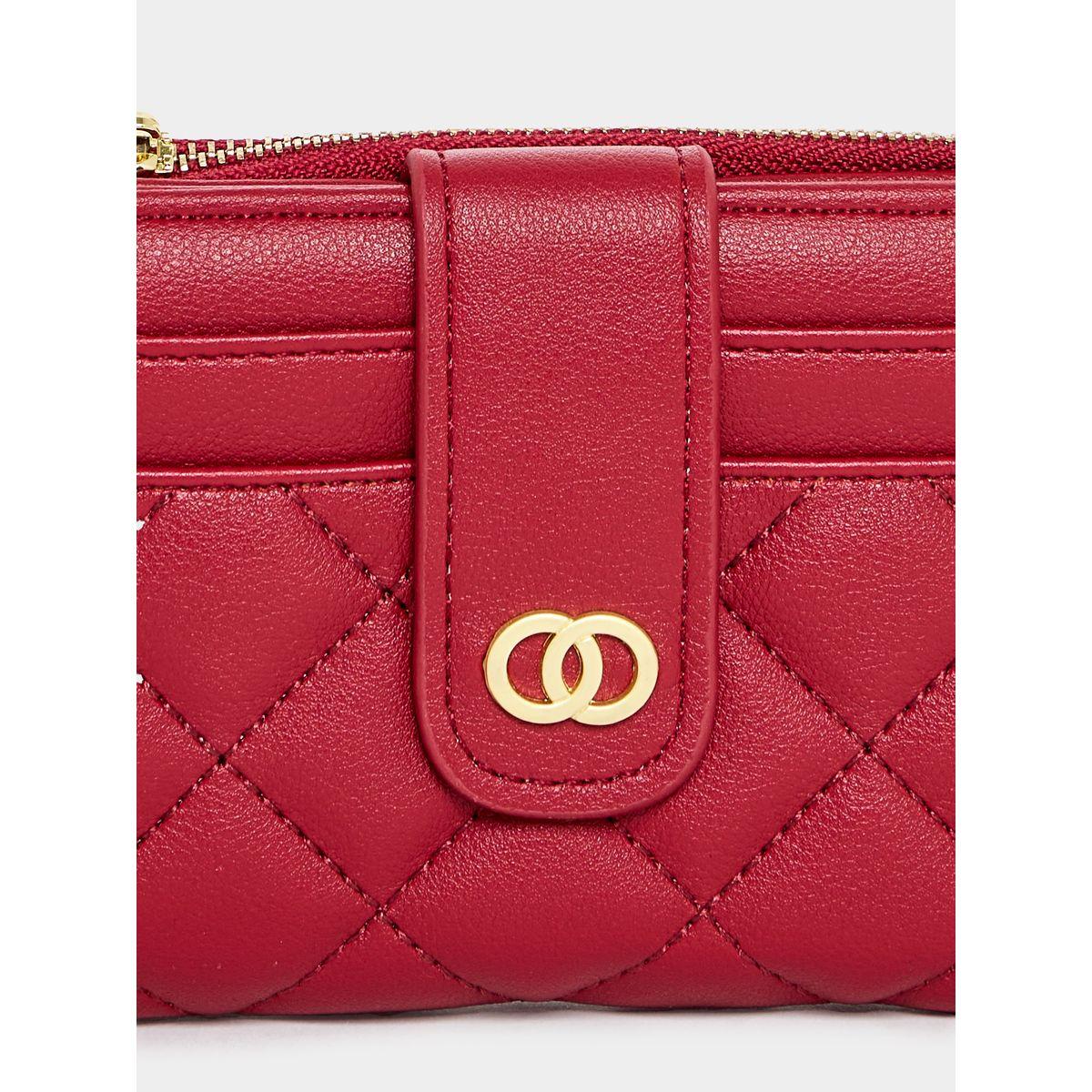 Styli Textured Wallet with Logo Detail-women-bagsandwallets-wallets-image-3