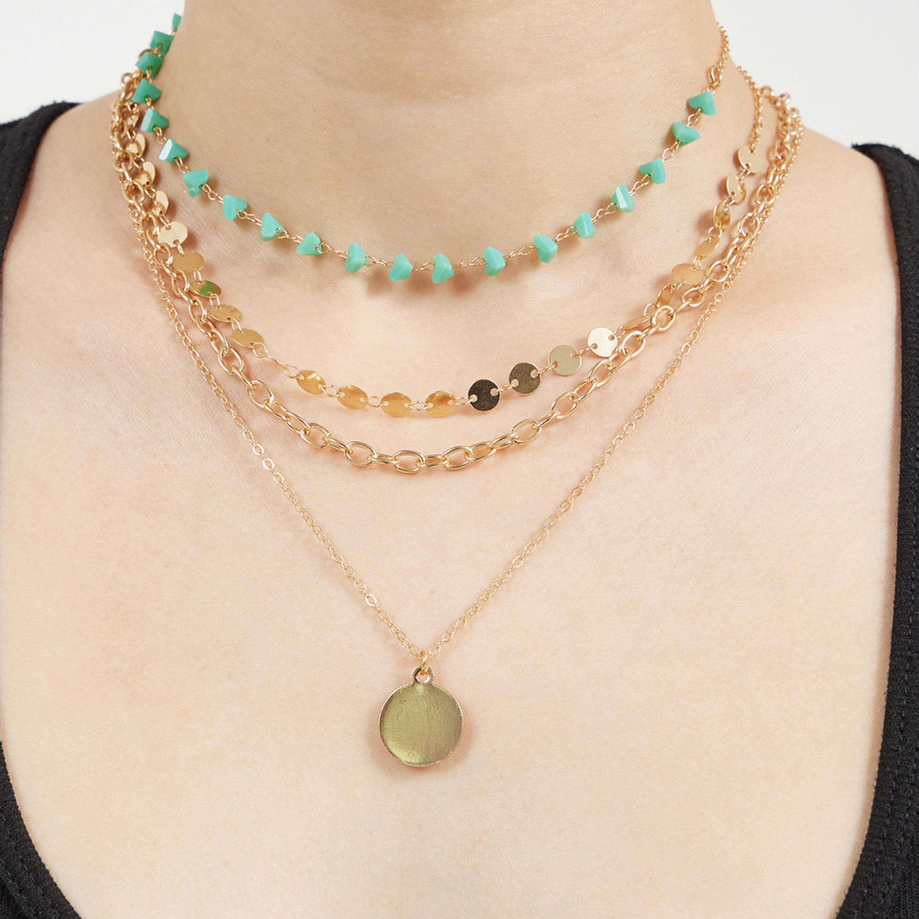 Styli Set of 4 - Trail & Pendant Necklace with Lobster Clasp-women-watchesandjewellery-jewellery-necklacesandpendants-image-1