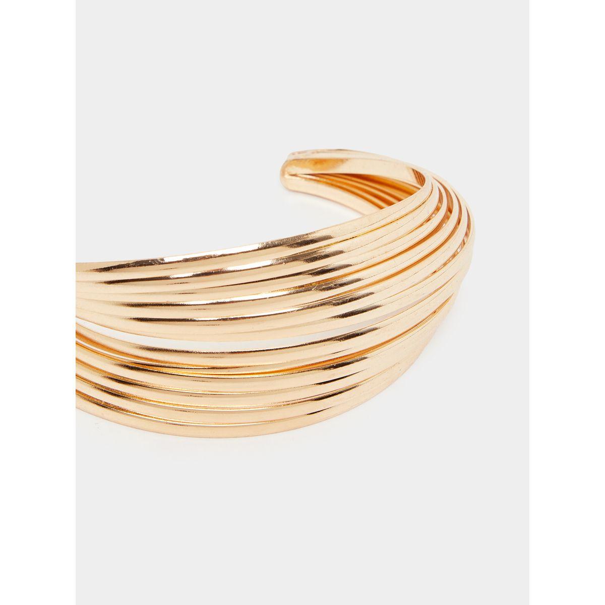 Styli Layered Wide Cuff Bracelet-women-watchesandjewellery-jewellery-banglesandbracelets-image-4