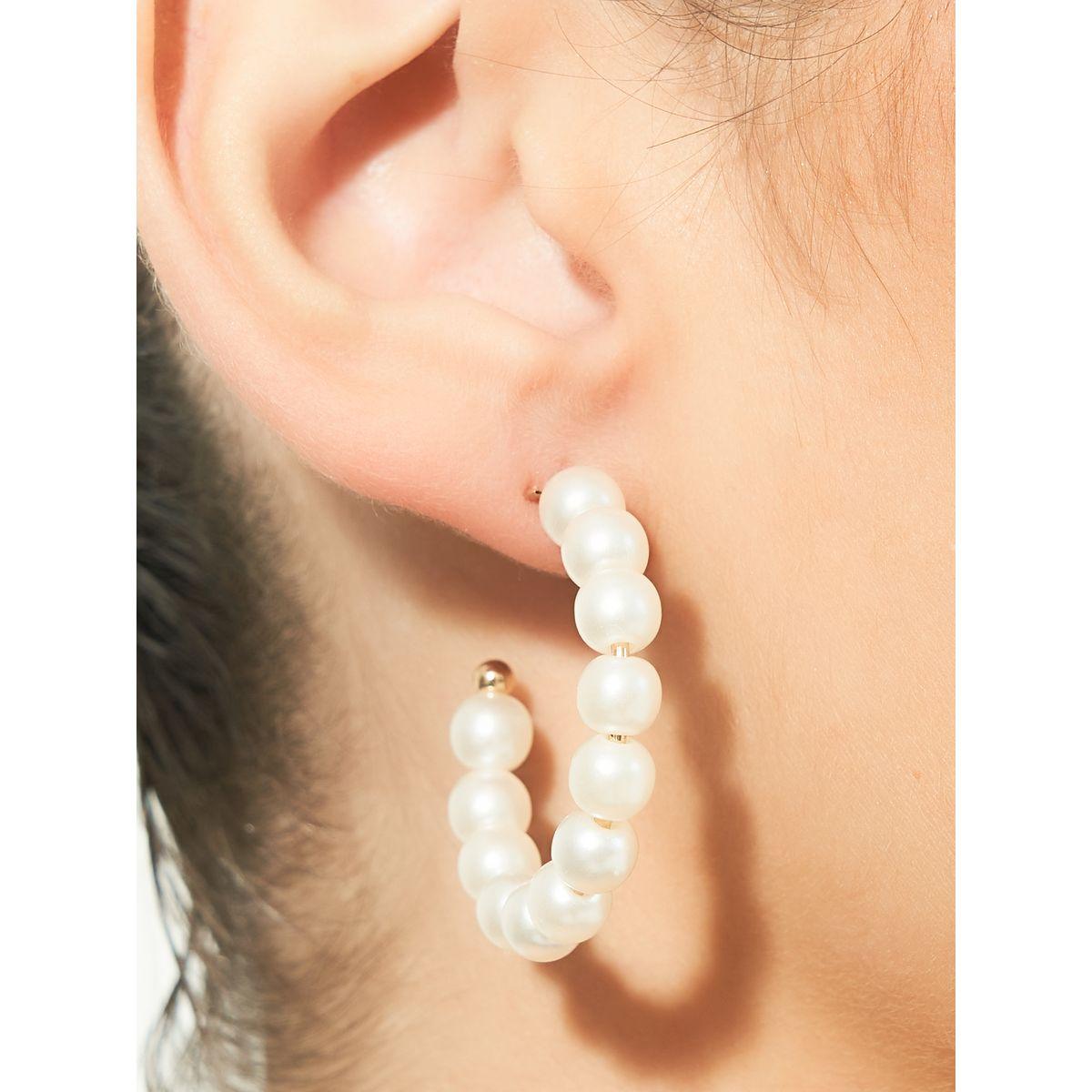 Styli Set of 18 - Textured Earrings-women-watchesandjewellery-jewellery-earrings-image-2