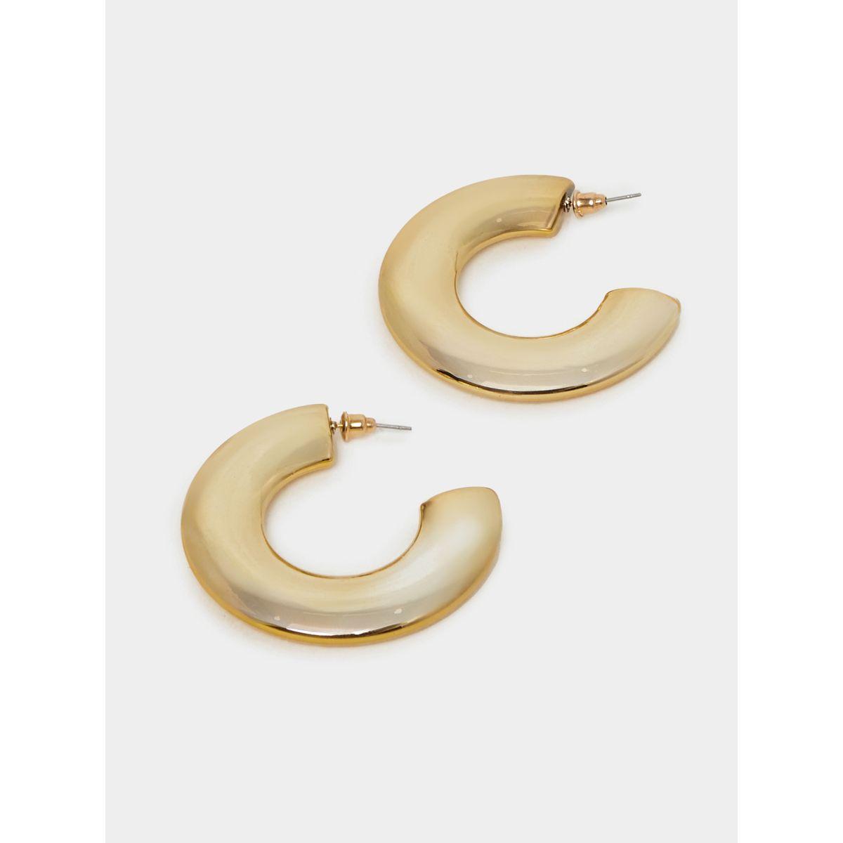 Styli Big Hoop Earrings-women-watchesandjewellery-jewellery-earrings-image-2