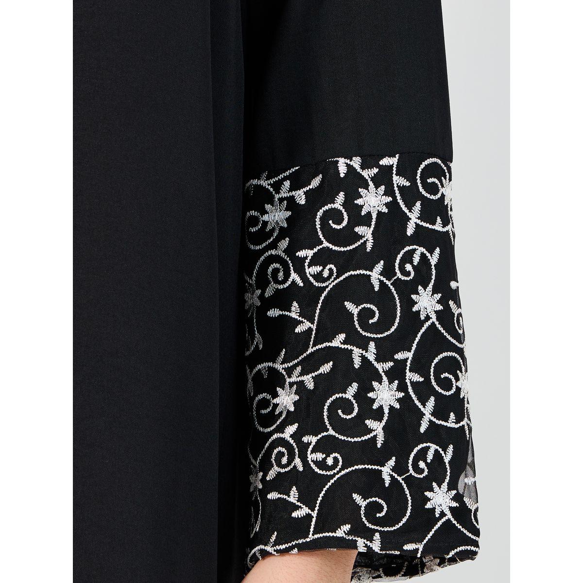 جلابية بأكمام طويلة وحواف بأساور مُطرّزة-women-arabicclothing-jalabiyas-image-3