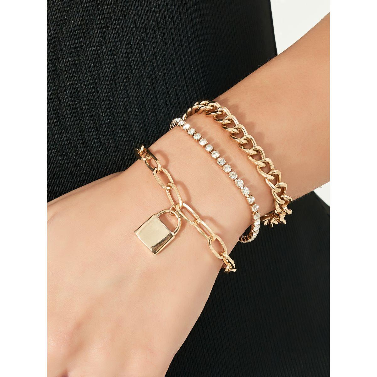 Styli Set of 3 - Assorted Link Bracelets-women-watchesandjewellery-jewellery-banglesandbracelets-image-1