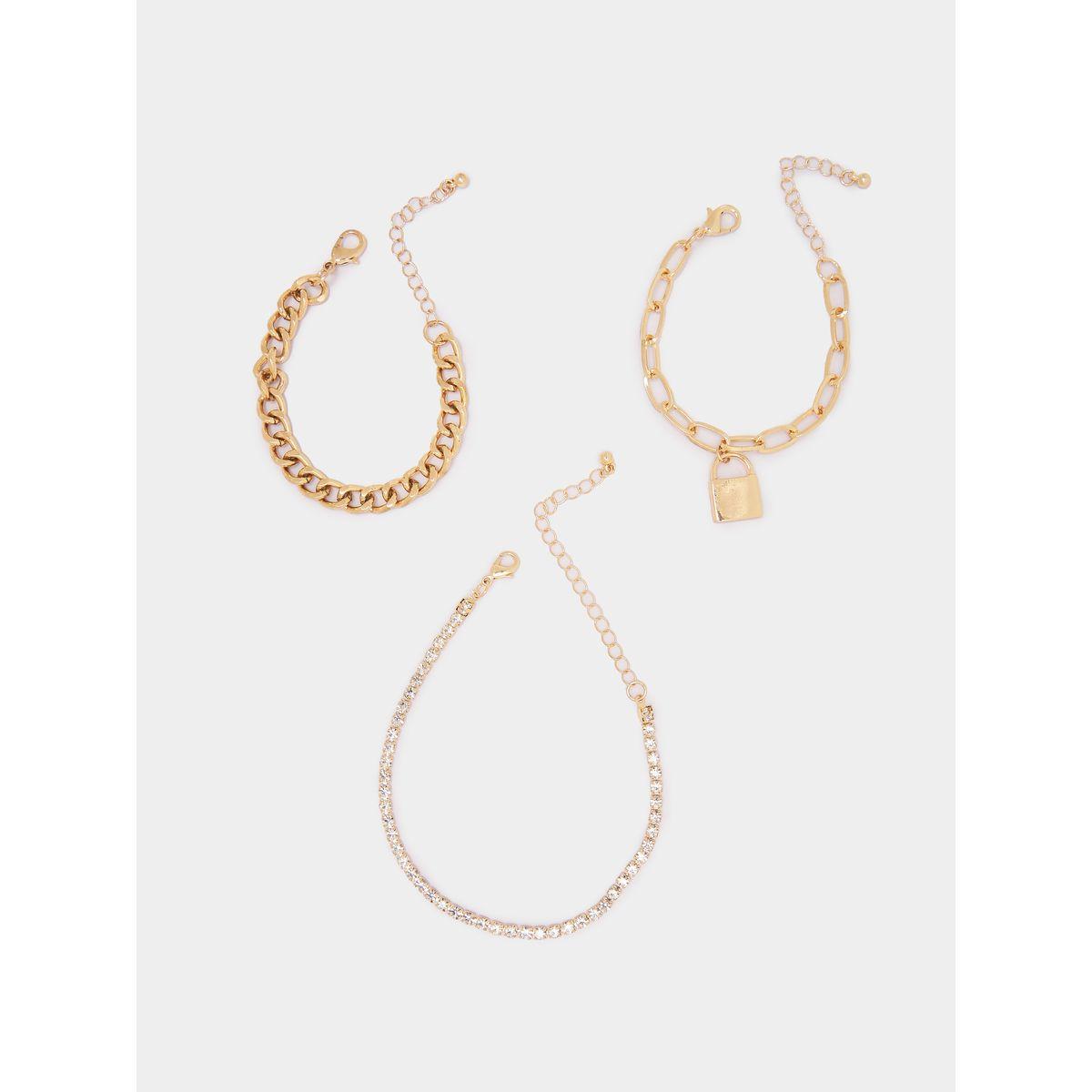 Styli Set of 3 - Assorted Link Bracelets-women-watchesandjewellery-jewellery-banglesandbracelets-image-2
